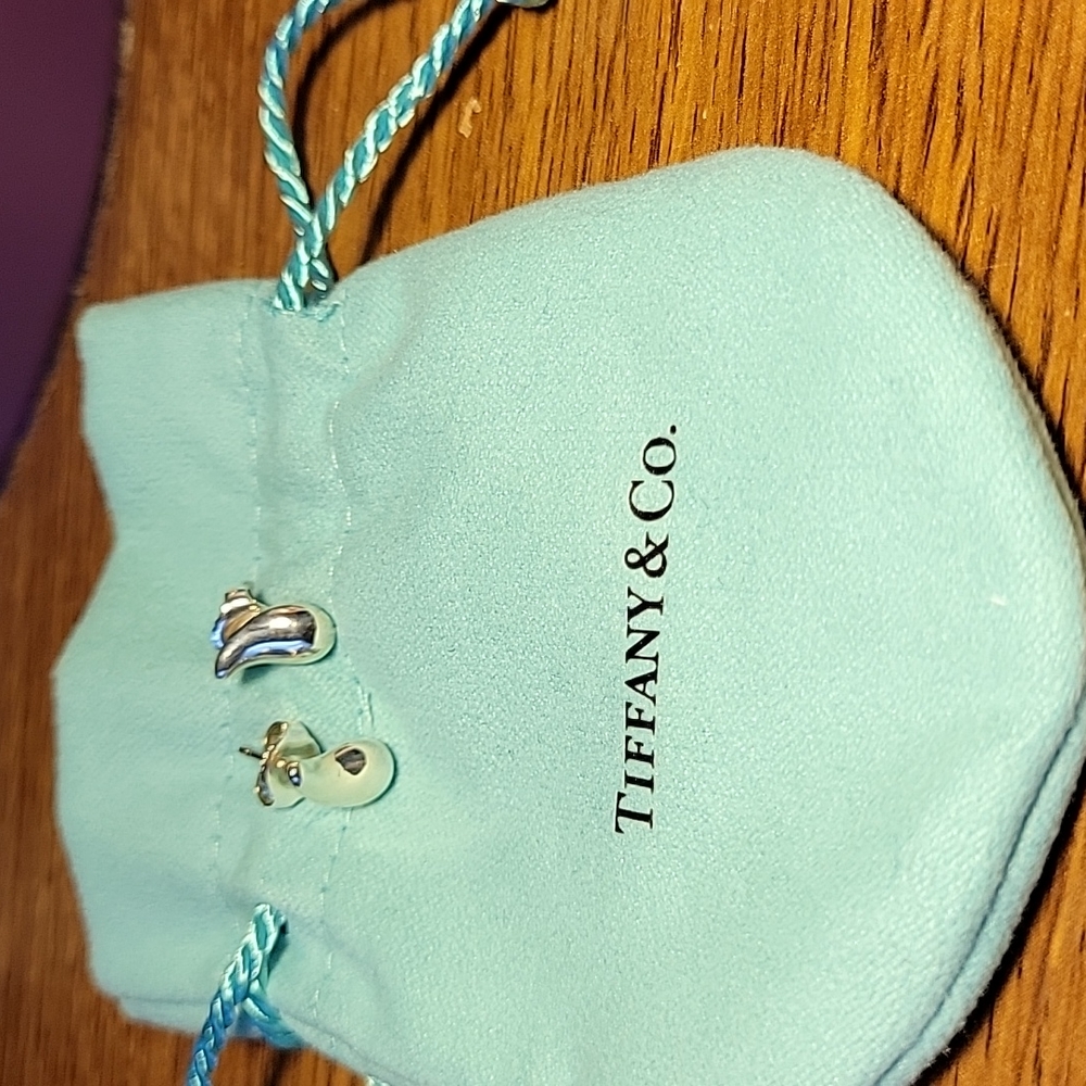 Tiffany's tear drop sterling silver earrings